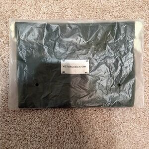 Victoria Beckham Green Velvet Pouch